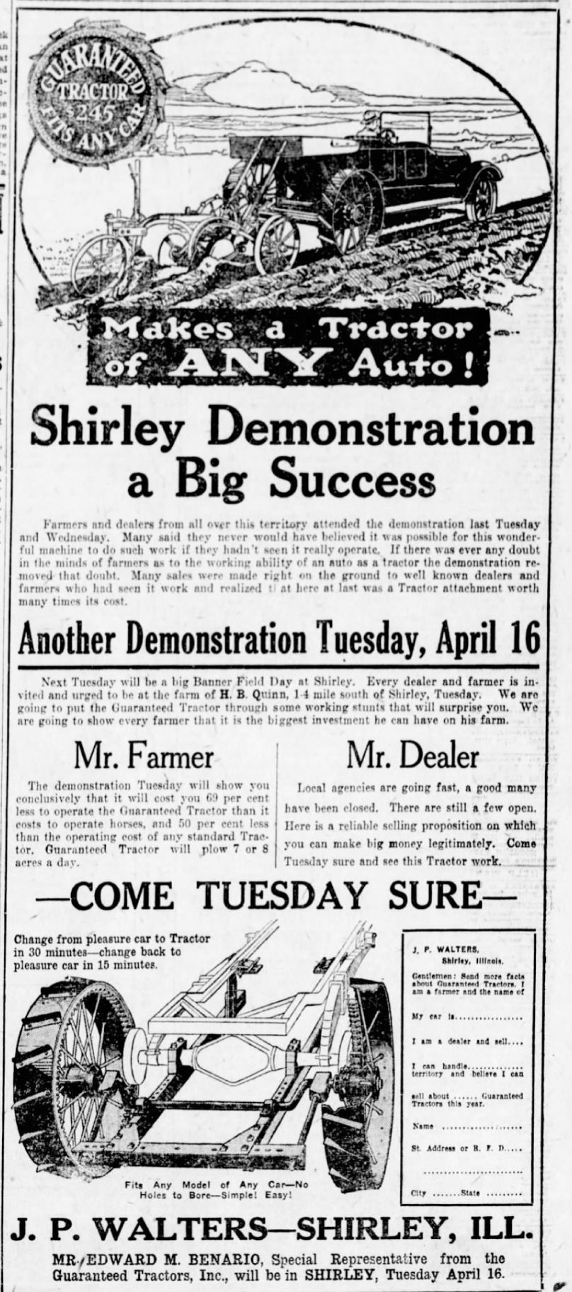 Shirley demonstration a big success!